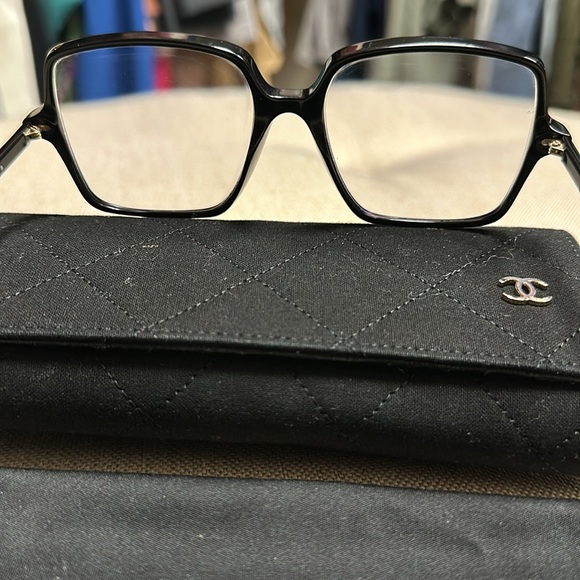 Authentic Chanel Black Eyeglasses - Picture 6 of 11